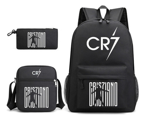 Cr7 Mochila De 3 Piezas Mochila Escolar De Cristiano Ronaldo