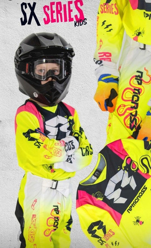 Conjunto Para Niños Kid Enduro Motocross Rpm Talle 6,8,10,12