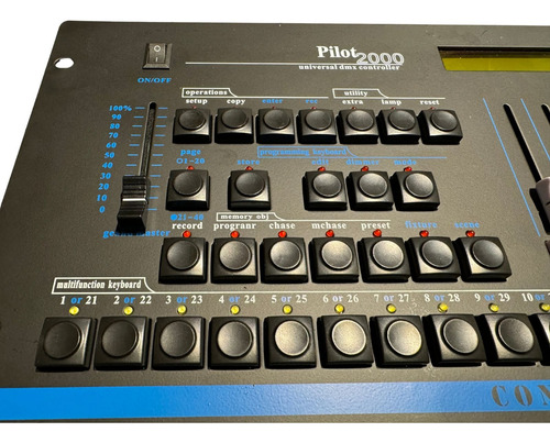 Consola Dmx Pilot 2000 Tipo Sgm Navigator 2000 American Pro