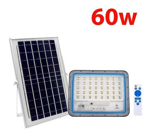 Foco de energía solar de 60 W + micropanel solar LED Ip66