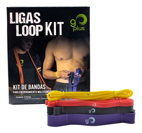Kit Reafirma Tonifica Glúteos Piernas Cadera 3 Pzas Go Plus