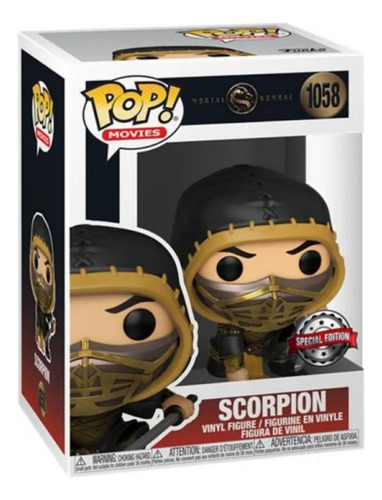 Funko Pop! Mortal Kombat: Scorpion Se #1058
