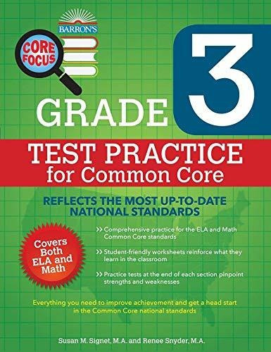 Book : Core Focus Grade 3 Test Practice For Common Core...