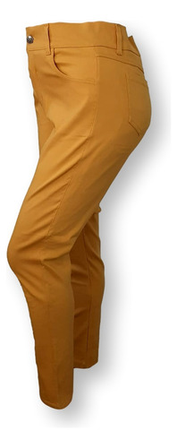Pantalón De Bengalina Elastizado Estilo Jean