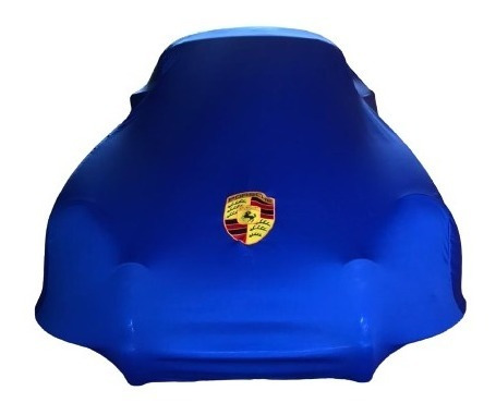 Capa De Tecido Azul Para Porsche 356 Garagem 