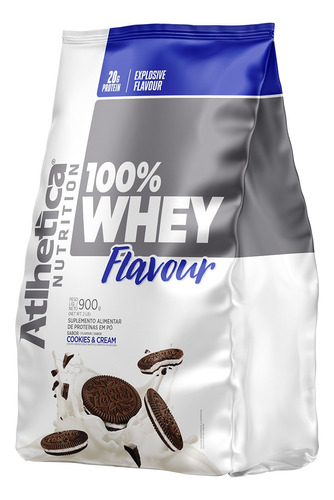 100% Whey Protein Flavour 900g Refil - Atlhetica Nutrition
