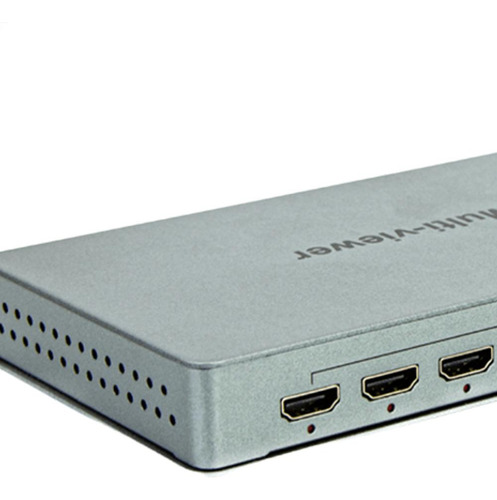Switch Multi-viewer Hdmi 8x1 Quad Inteligente 4k Kit Com 5