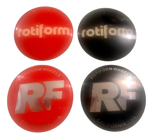 4 Emblemas Rotiform 70mm