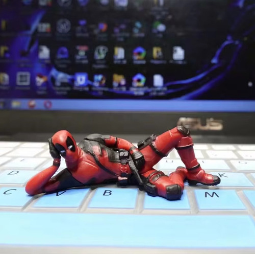 Decoración De Escritorio De X-man Deadpool, 3 Unidades Al Az