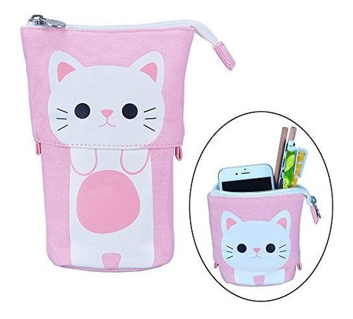 Oyachic Telescopica Lapiz Caja De Funda De Gato Boligrafo