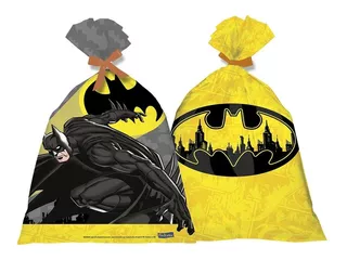 24 Sacolas Saquinhos Surpresa P/ Lembrancinhas Batman