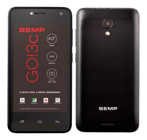 Semp GO! 3c Dual SIM 8 GB negro 512 MB RAM