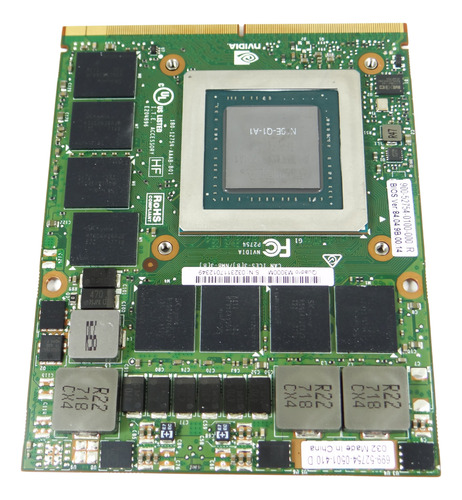 Placa De Vídeo Nvidia Quadro M3000m 4gb Gddr5 Para Notebook (Recondicionado)