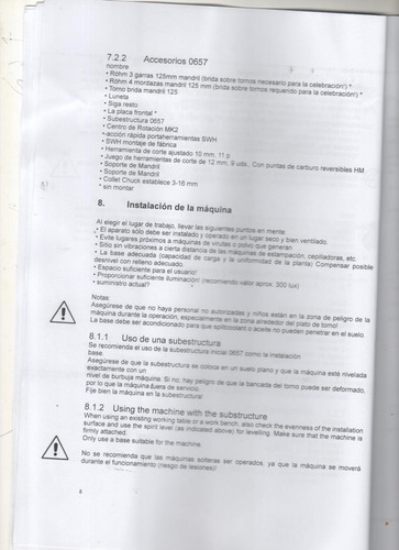Imagen 6 de 10 de Torno Para Metalmecánica. Marca Atouan.