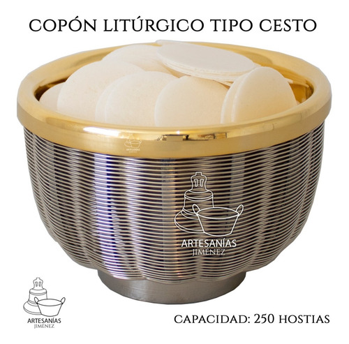 Imagen 4 de 6 de Copon Liturgico O Cesto 250 Hostias