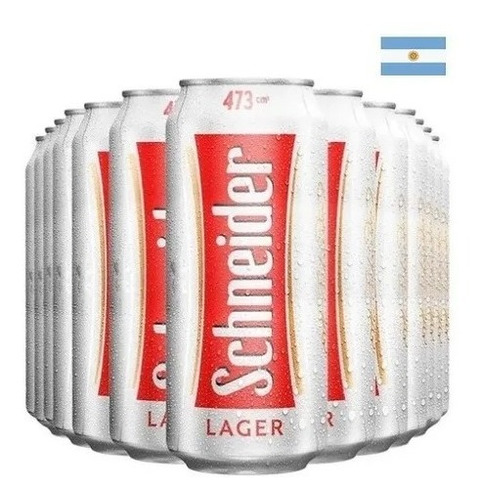 Promo Cerveza Schneider Lata 473 Ml X 24 Unidades