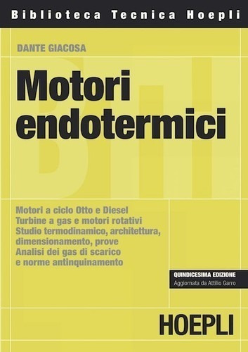 Libro Motori Endotermici - Dante, Giacosa