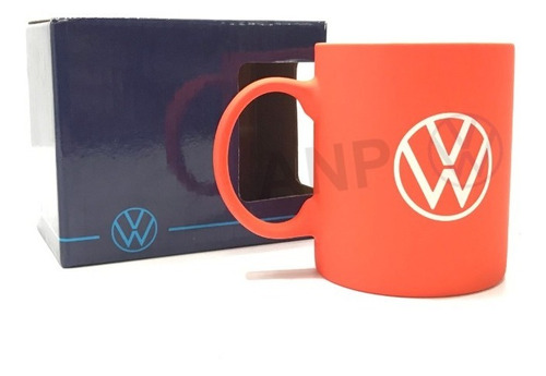 Caneca Original Volkswagen Collection Laranja Neon 