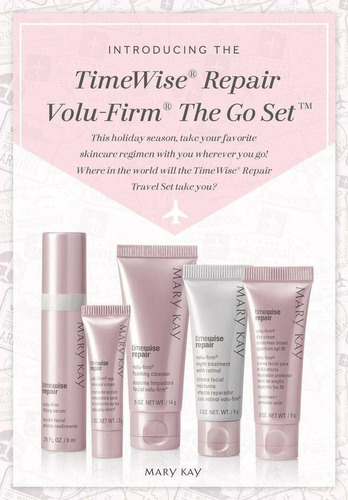 Mary Kay Timewise Repair Volu-firm The Travel Ready Go Set