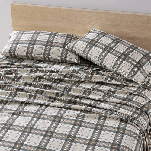 Juego De Sábanas King, Juego De Cama De Franela De ALG...