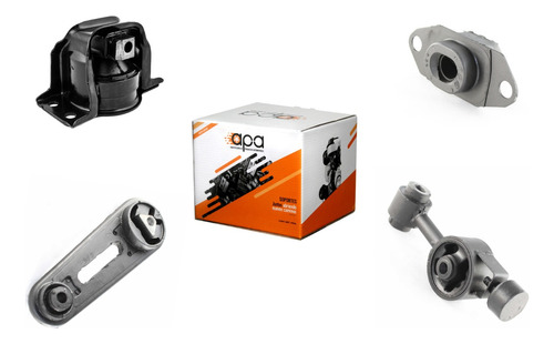 Kit 4 Soportes Motor Nissan Tiida 1.8 2012 2013 2014