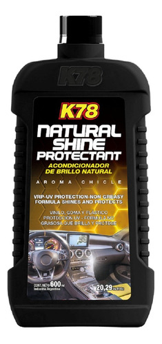 K78 Natural Shine Protectant - Acondicionador Plasticos Int Color Los Colores
