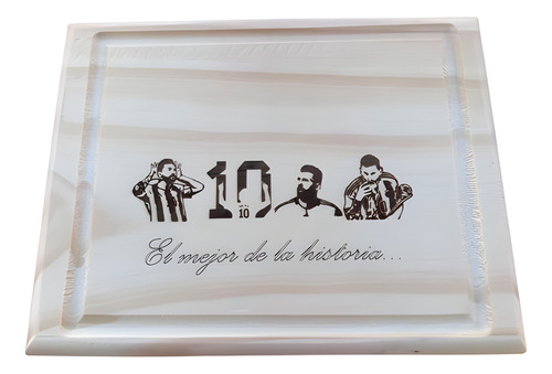 Tabla Para Asado/picada. Diseño Messi