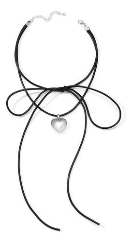 Collar De Cadena Ajustable Con Forma De Lazo Anudado (s), Co