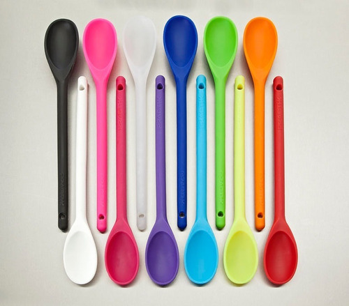 Cuchara De Cocina Guisera De Plástico 30 Cm Varios Colores