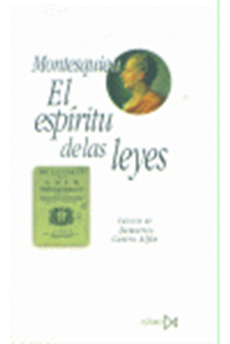 Espiritu De Las Leyes,el - Montesquieu