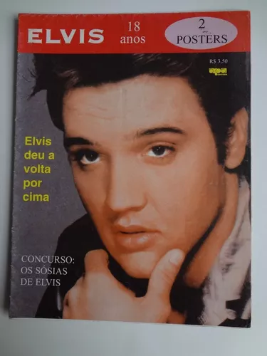 Revista Poster Elvis Presley 18 Anos | MercadoLivre