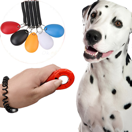 5 Entrenador Mascotas Perro Entrenamiento Clicker Con Correa