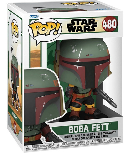 Boba Fett 480 Funko Pop Star Wars Mandalorian Book Original