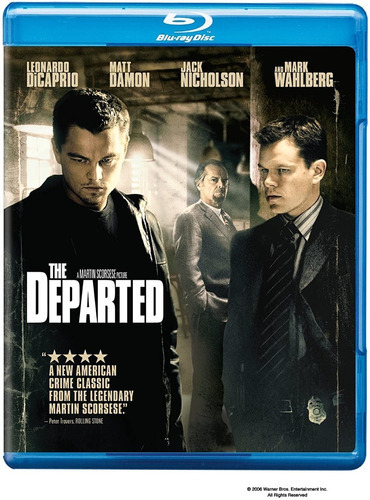 Los Infiltrados (the Departed) Blu Ray Película Nuevo