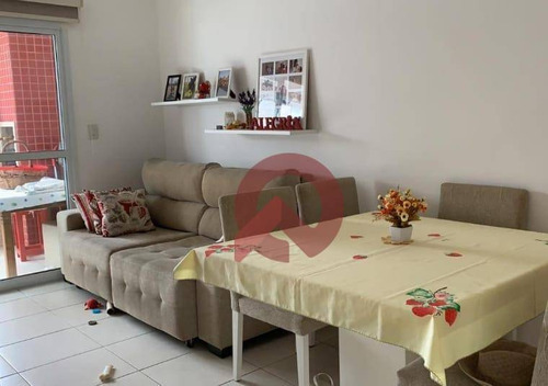 Imagem 2 de 11 de Apartamento Com 1 Dormitório À Venda, 52 M² Por R$ 270.000,00 - Canto Do Forte - Praia Grande/sp - Ap3350