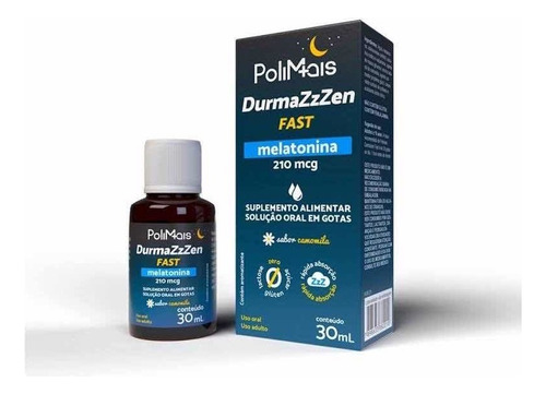Durmazen Gotas Melatonina 30ml Nutriex Sabor Camomila