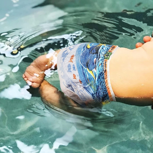 Imagen 9 de 9 de Pañales Para Piscina Playa Huggies Little Swimmer