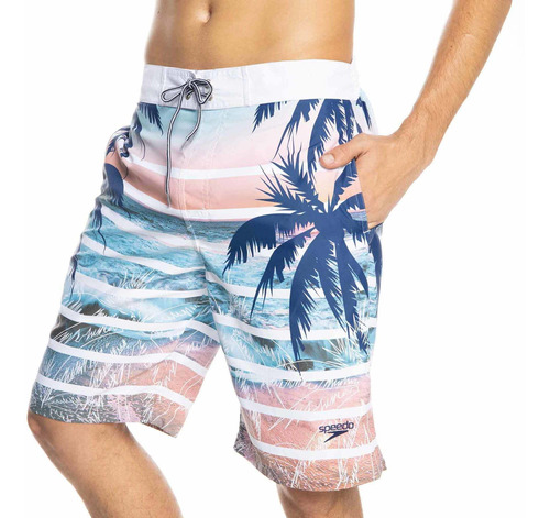 Pantaloneta Linear Palms 22 Pulgadas Multicolor-m Speedo