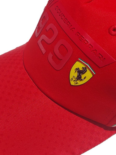 Imagen 8 de 9 de Gorra Scuderia Ferrari F1 Leclerc Producto Original Sainz