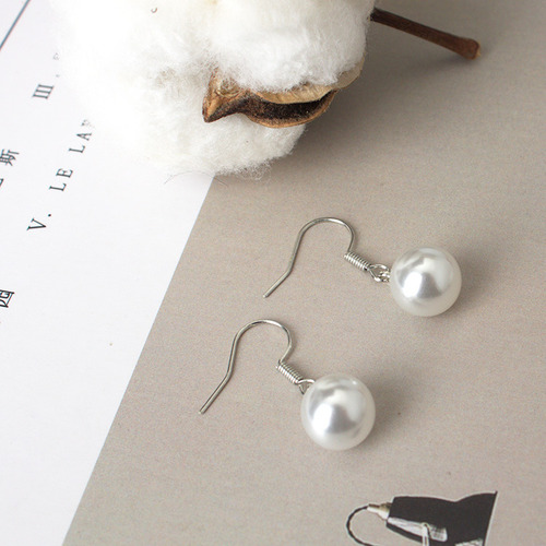 Pendientes De Perlas De Estilo Coreano De Moda E1071 Fresh S