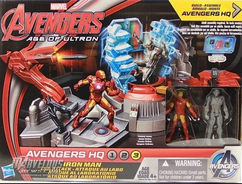 Avengers Torre Playset Ironman Quinjet Marvel Universe 