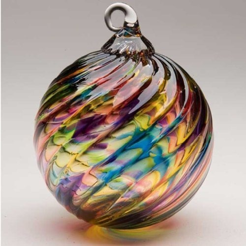 Glass Eye Studios Rainbow Twist - Adorno De Cristal