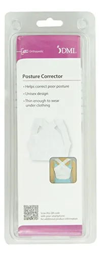 Duro-med Corrector De La Postura, Unisex, Blanco, Bandas De