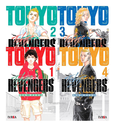 Manga Tokyo Revengers 4 Tomos Elegi Tu Tomo Ken Wakui Ivrea