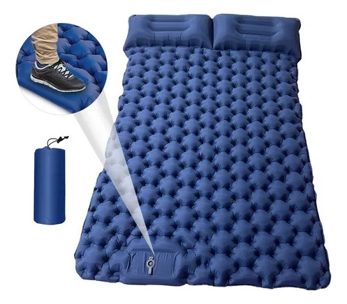 Colchoneta Inflable Matrimonial Camping Mat Inflable Acampar