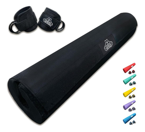 ~? Bear Grips Barbell Pad Para Hip Thrust Pad Con Correas De