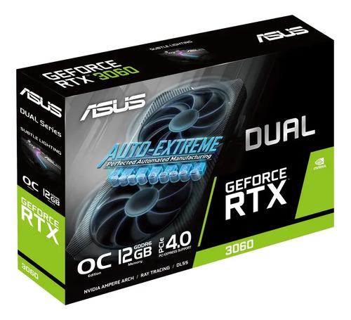 Tarjeta De Video Asus Geforce Rtx 3060 Dual Oc V2 12gb Lhr