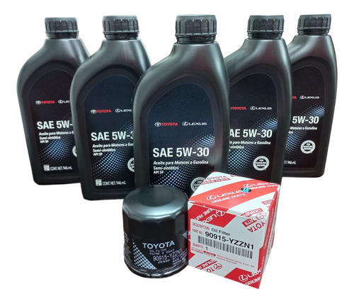 Kit Cambio De Aceite Y Filtro De Motor Original Rav4 06-12