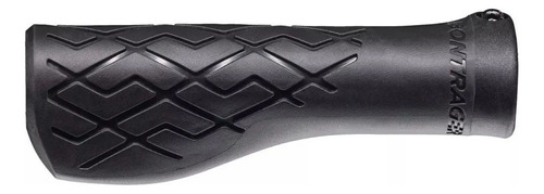 Par De Manoplas Bontrager Xr Endurance Comp 130/130mm Ergonômica Preta Ciclismo Bike Bicicleta Patinete Em Cor Preto