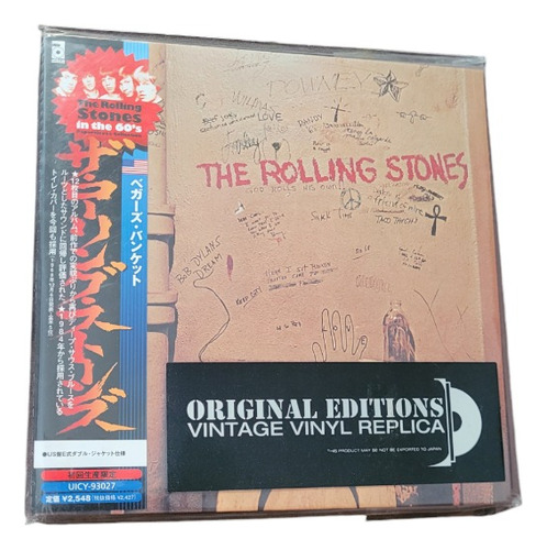 Cd Mini Lp Rolling Stones Beggars Banquet Japonês Com Obi (Usado)